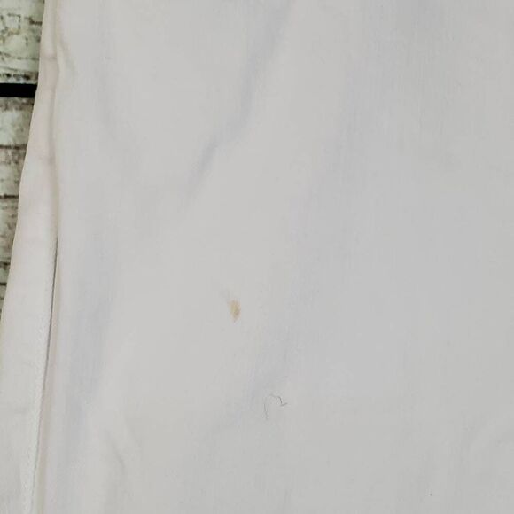 Cabi White Skinny Jeans Size 12 Women's Stretch Cotton Blend Pants Style #6073 - Picture 3 of 8